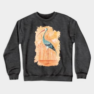 An Exotic Stork Crewneck Sweatshirt